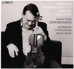 Martinů : violin concertos 1 & 2. Bartók : solo sonata | Zimmermann, Frank Peter. Interprète