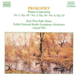 Prokofiev : piano concertos no 1, op. 10 ; no. 3, op. 26 ; no. 4, op. 53 | Prokofiev, Sergueï (1891-1953). Compositeur