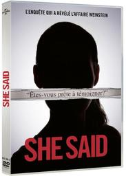 She said | Schrader, Maria. Metteur en scène ou réalisateur